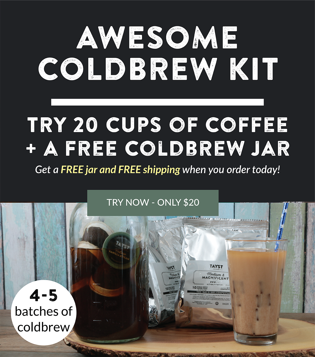 Original CoffeeSock Original 64oz. DIY ColdBrew Kit-CoffeeSock